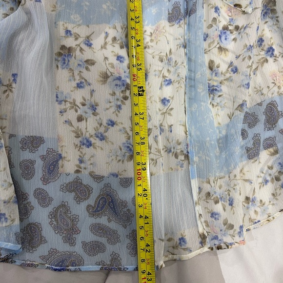 PLAYA LUCILE • Blue Patchwork Sarong • sz Small • - Picture 15 of 16